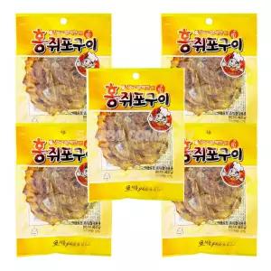 홍쥐포 구이 32g 5개구운 마른안주 맥주