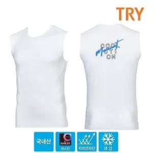 TRY 남성 쿨액티브 머슬런닝 남자 셔츠민소매 민소매 여름 언더웨어 나시