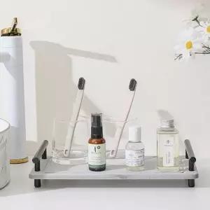 규조토 트레이 욕실 주방 세면대 정리 선반 물기흡수 자연건조 감성 정리템