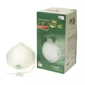 크린탑-안면 여과식 방진마스크 215B(회색) 2급(분진 미스트 (BOX(20EA))작업용 냄새차단 보호 안전 4중구