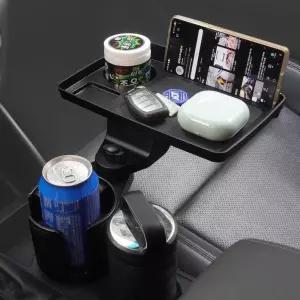 자동차 차량용 멀티 컵홀더 테이블 선반 트레이 수납 C139 용거치대 용용품 용품