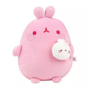 몰랑 피우납작소프트 봉제인형-핑크 캐릭터 선물 귀여운 장난감 패션