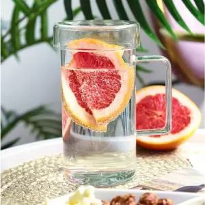 유리 머그컵 강화 뚜껑 음료 찻잔 700ml 물컵 물잔 가정용물 커피 다용도 쥬스 심플 홈카페