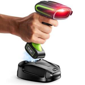 무선 충전 스탠드 견고한 헤비 듀티 IP65 방수 3-in-1 블루투스 USB 핸즈프리 바코드 리더를 갖춘 Eyoyo 2D QR 산업용 스캐너 노트북 데스크탑 태블릿 Android