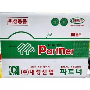 냅킨 (파트너 대성 90매x60속)네프킨 티슈 일회용 테이블킨 넵킨 식당용