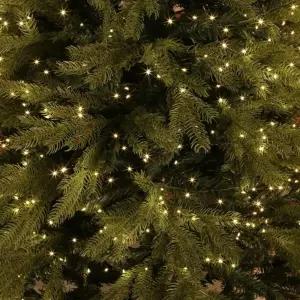 (은하수) LED 500구 검정선 지네 지니전구 (12.5m) (전원잭별매) (연결가능)트리조명 와이어 인테리어 크리