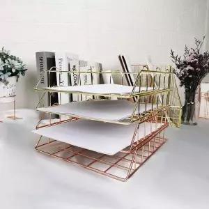 트레이 서류 골드