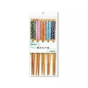 [셀러에이드]블러썸 일본식 세트 5P 대나무 고급 젓가락