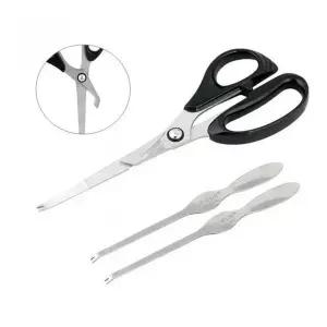 [콩심팥심]꽃게 대게 전용 게가위와 포크 해산물 손질 도구