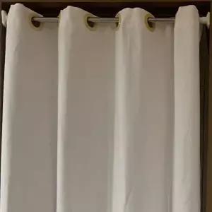 [골드스마일]200cm 공간분리 아이보리 문 아일렛 가리개 커튼