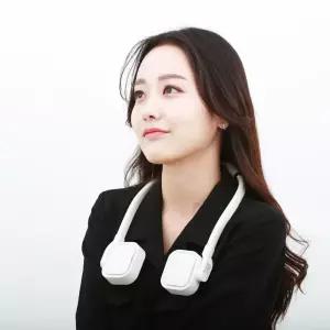 넥밴드 목걸이 선풍기 배터리 용량 2배 4000mAh핸디 여름을시원하게 휴대용 용미니 목걸이형 밴드형