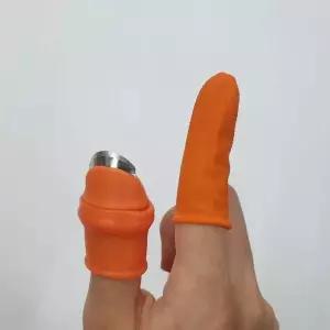 다듬기 손가락골무 소형 손질 골무칼 세트