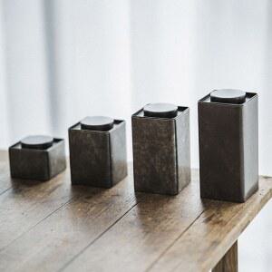 백차 보이차 차통 틴케이스 차엽관 상자 양철 찻잎 잎차 병차 시창형