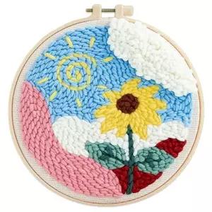 자수콕콕-꽃 패키지 세트 DIY 키트 프랑스