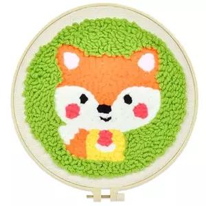 자수콕콕-여우 패키지 세트 DIY 키트 프랑스