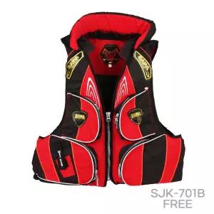 구명조끼 SJK-701B 레드블랙 FREE물놀이용품 안전 수상레저 레저용 바다낚시필수품 이조끼