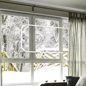 210x125 지퍼형 창문 방풍비닐 커튼 지퍼식 방한 커텐 바람막이 투명 방풍막 우풍차단 창문형