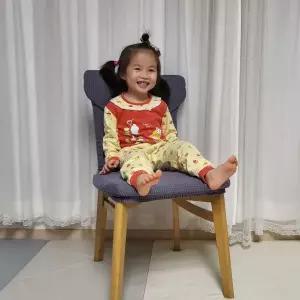 [골드스마일]식탁의자 리폼 진그레이 천갈이 커버