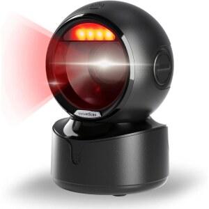 NetumScan 자동 전방위 데스크톱 바코드 스캐너 핸즈프리 USB 유선 QR 리더기 창고 슈퍼마켓 소매점 서점 포스 시스템용 1D 2D 이미지 센싱