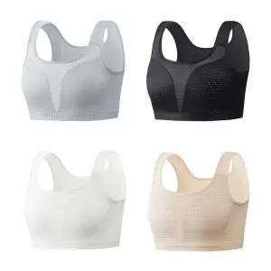 트루리즈 메쉬 스포츠 브라 탑 런닝 스킨 주니어 3XL 브라렛 매브라 여성 노와이어