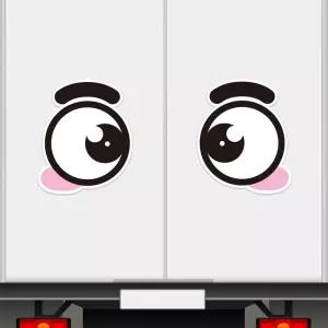 왕눈이2 고휘도반사 대형 차량스티커 2270x328mm졸음방지 자동차 용스티커 이스티커 모양 하이빔 육각 화물