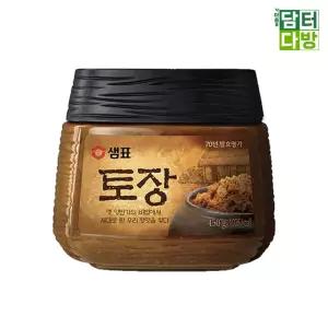 샘표식품 토장 450g X 2개맛있는된장 찌개 양념 재래식 국양념 소스 만들기 간편조리 자취생요리 가정용