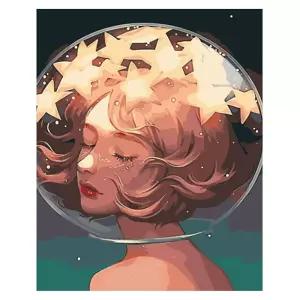 (OH) OH-M 명화 유화그리기 A-276 별빛 미녀 40x50팝아트 홈인테리어 그림그리기세트 액자만들기 셀프페인