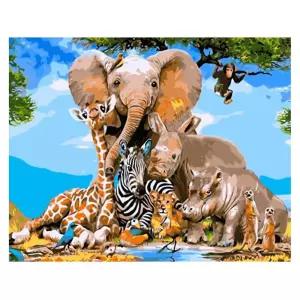 (OH) OH-M 명화 유화그리기 A-321 동물의 왕국 40x50팝아트 홈인테리어 그림그리기세트 액자만들기 셀프페