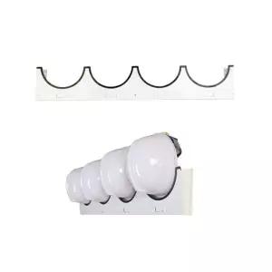 안전모거치대 정리대 4구현장용품 건설 보안경 공사장 걸이대