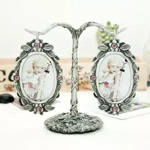 등나무 핑크 사진액자인테리어 거실 소형 아기 앤틱 예쁜소품 수납 탁상용 미니 예쁜 이쁜 용품 책상 심플