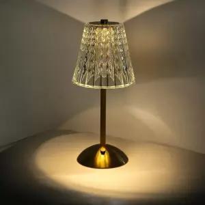 게더릭 엔틱 무선 터치 테이블 스탠드 (플리츠)충전식 식램프 침실 LED무드등 수면등 취침등 거실등