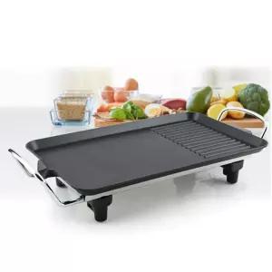 키친아트 와이드그릴 50X23cm 사각 전기그릴 삼겹살 구이팬 명절 전