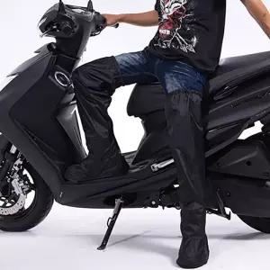 라이딩 바이크 우천시 장마 눈길 신발 방수 스트랩 롱 커버스커버 다리 배달대행 비미끄럼지 하체 휴대용