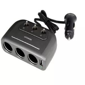 USB 스위치3구 멀티소켓 12V24V겸용차량용 용시거잭 자동차 3구 시거