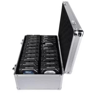 3.5인치 하드케이스 20개입 항목 보관 단일 박스