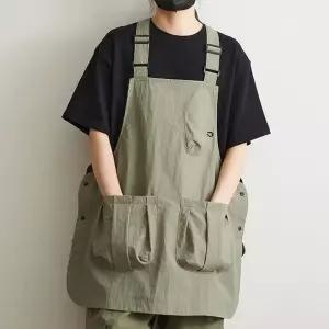 누누미소 앞치마 방수 카페 주방 여름 어린이집 원피스 미용앞치마