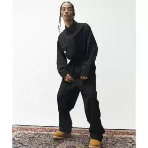 매장정품 맥우드건 MAGOODGAN 파번 5807 나일론 오버핏 블랙 점프수트 MJS_5807_09_24A 125803