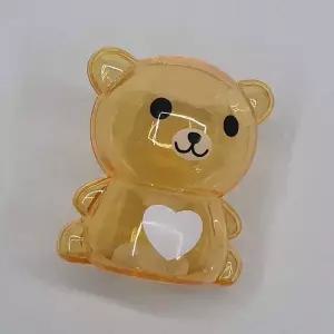 [셀러에이드]곰돌이 투명 소형 저금통