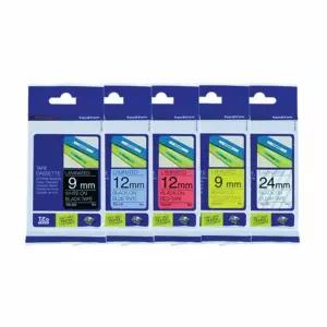 라벨테이프카트리지 노랑 9mm 리필 컬러프린터라벨 브라더 칼라 잉크