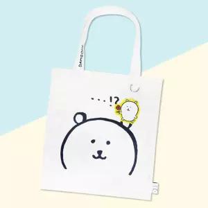 담곰이 에코백-화이트커플숄더 고급면가방 쇼퍼 숄더 캐릭터 에코 데일리 학생