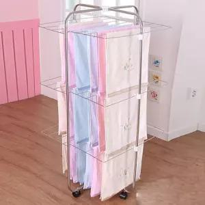 빨래건조대 속옷 수건 양말 베란다 3단세탁물 건조대 가정용 미용실 실내