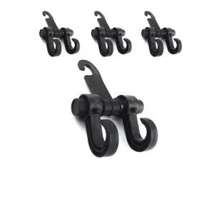 차량 헤드레스트에 걸고 사용하는 수납 고리 X 4개입헤크후크 시후크 용후크 앞좌석시 시장가방이 바구니