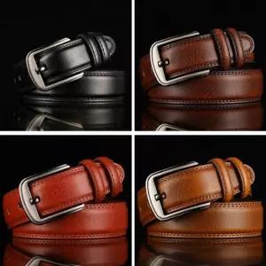 키밍 남성 가죽벨트 허리띠 버클 캐주얼 롱벨트 정장20대남자 명품 혁띠 50대 벨트 넘성 40대 직장인 선물