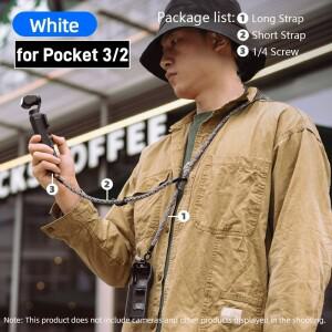 크로스 바디 걸이로프 휴대용 슈팅 손목 밴드 핸드 스트랩 DJI호환 Pocket 3 2 카메라 액세서리 용 퀵 릴리