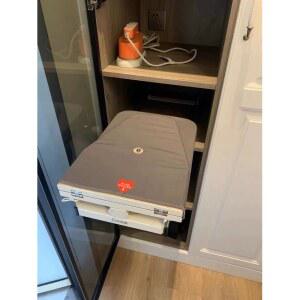 벽걸이 다리미판 접이식 세탁소 대형 호텔 이동식홀더 선반 틈새활용 스탠드형 매트 공간