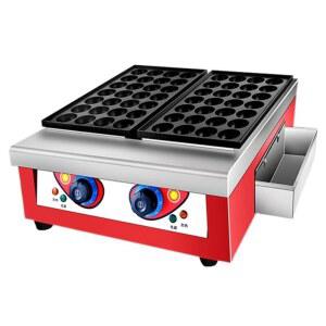 상업용 타코야끼 기계 수레 노점 어묵로 가스 다코야끼 조리기 전기 기구