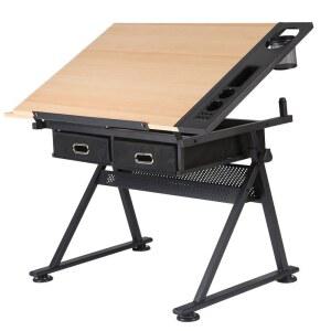 설계 건축사 조경기능사 책상 그림책상 도면 컬러 책상이젤 플레이트 글라스 램프 조경기사