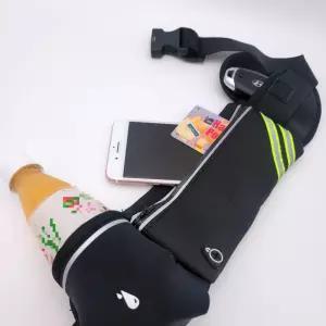 야간러닝 조깅용 힙색 물병포켓 스마트폰 런닝벨트