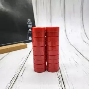 화이트보드 마그네틱 컬러 강력 자석 미니 원형 레드