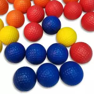 간편 실내 연습용 골프공 컬러 스윙용 스펀지 공 EiT7+4WiR
